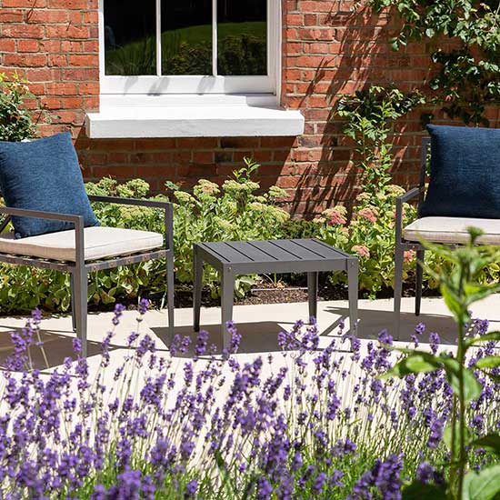 Garden design for a family house in Esher Surrey