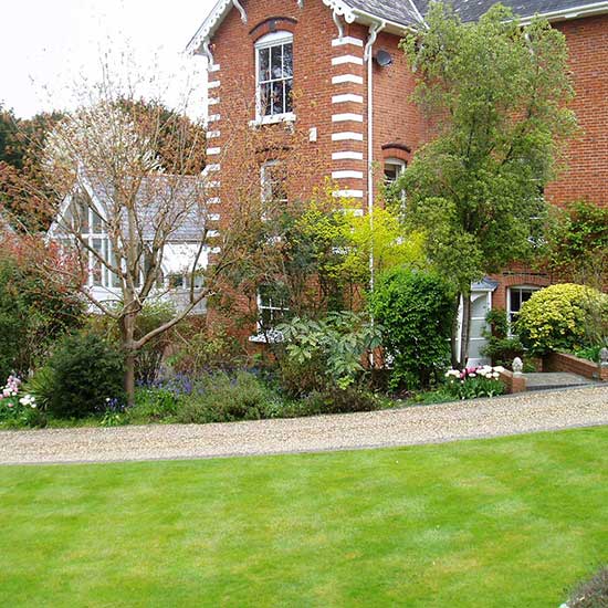 The garden BEFORE it was designed by CM Garden Design