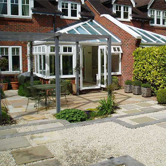 Low maintenance garden design in Cranleigh, Surrey