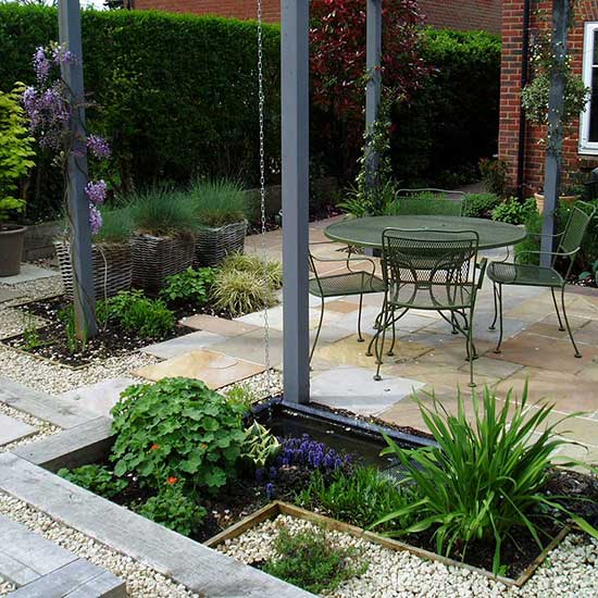 Low maintenance garden design in Cranleigh, Surrey