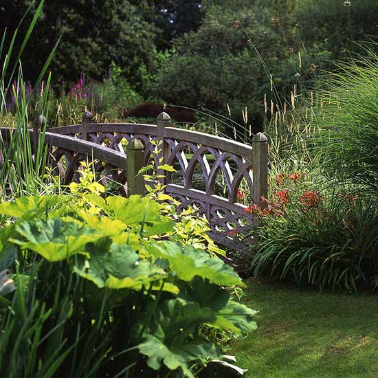 Water garden design for a house in Weybridge Surrey