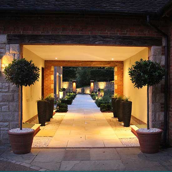 Garden design for a country house in Haslemere Surrey