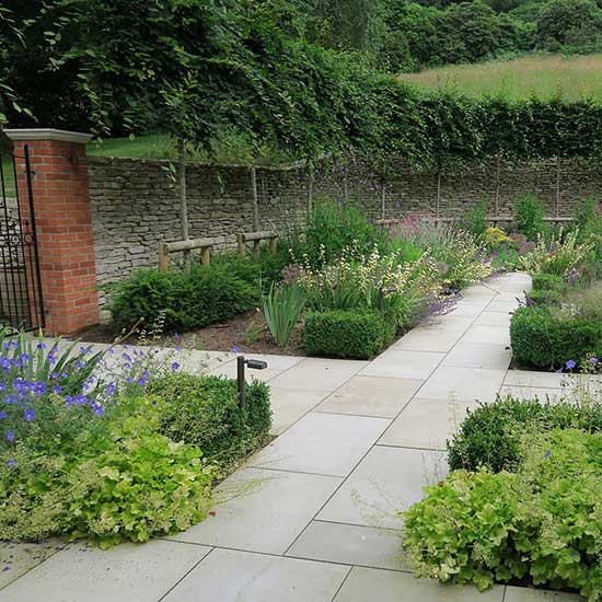 Garden design for a country house in Haslemere Surrey