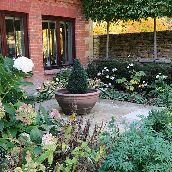 Garden design for a country house in Haslemere Surrey