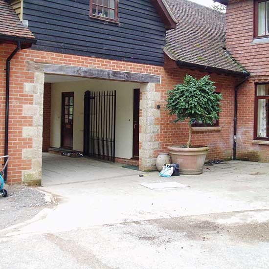 The garden BEFORE it was designed by CM Garden Design