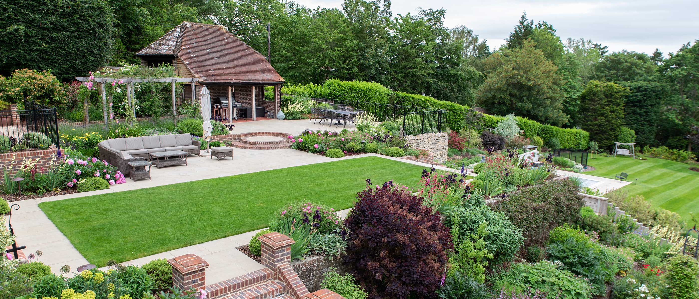Woking garden designed by Cherry Mills