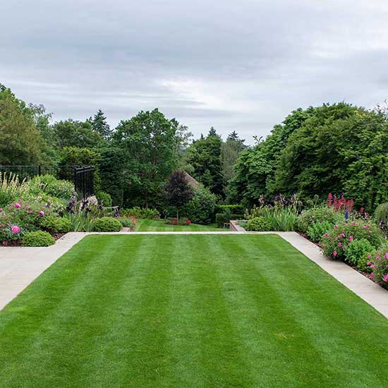Garden design for a family house in Woking Surrey