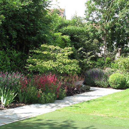 Design for a large garden in Guildford Surrey