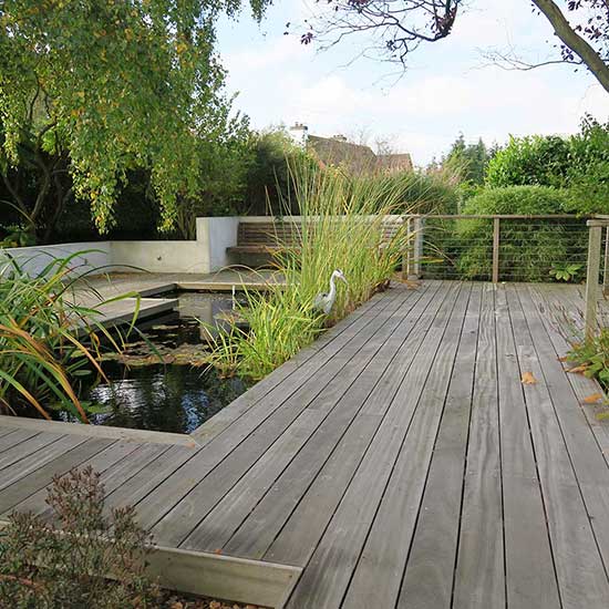 Design for a large garden in Guildford Surrey