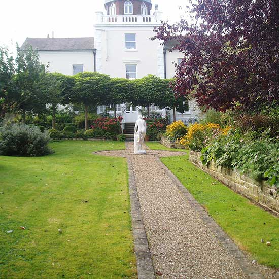 The garden BEFORE it was designed by CM Garden Design