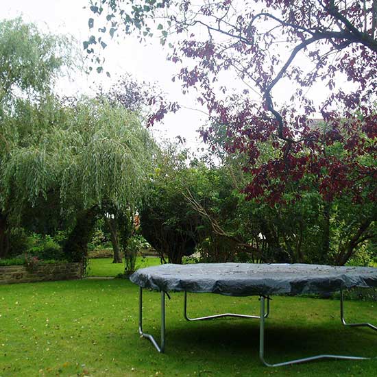 The garden BEFORE it was designed by CM Garden Design