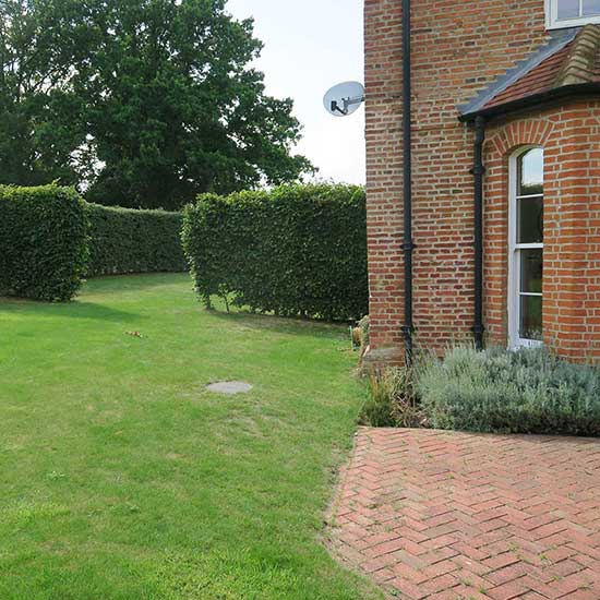 The original garden BEFORE it was redesigned by CM Garden Design