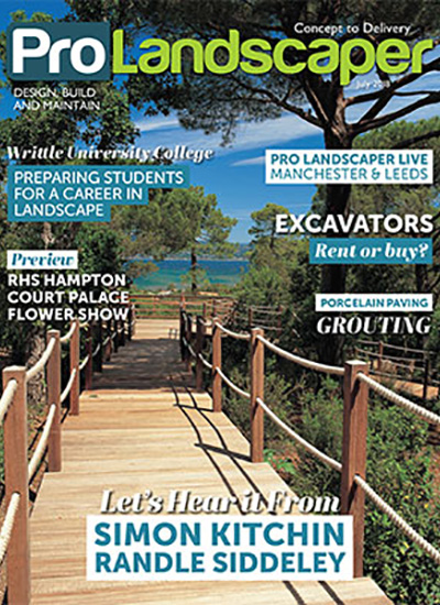 Pro Landscaper magazine coverage of  CM Garden Design